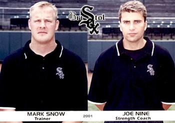 2001 Grandstand Bristol White Sox #NNO Mark Snow / Joe Nine Front