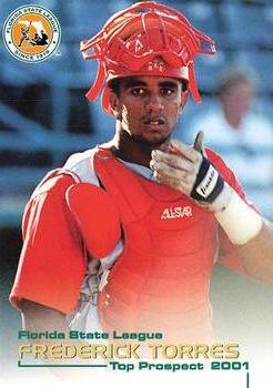 2001 Grandstand Florida State League Top Prospects #NNO Frederick Torres Front