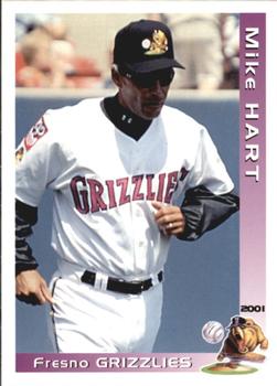 2001 Grandstand Fresno Grizzlies #NNO Mike Hart Front