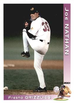 2001 Grandstand Fresno Grizzlies #NNO Joe Nathan Front