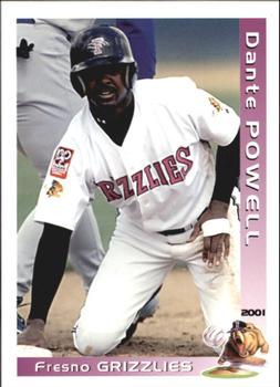 2001 Grandstand Fresno Grizzlies #NNO Dante Powell Front