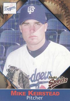 2001 Grandstand Great Falls Dodgers #13 Mike Keirstead Front