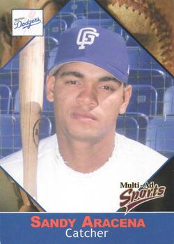 2001 Grandstand Great Falls Dodgers #1 Sandy Aracena Front
