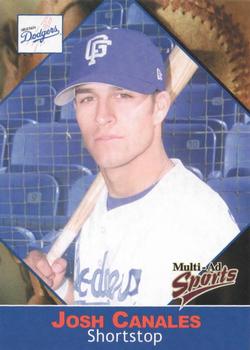 2001 Grandstand Great Falls Dodgers #3 Josh Canales Front