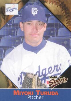 2001 Grandstand Great Falls Dodgers #28 Miyoki Turuda Front
