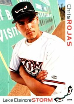 2001 Grandstand Lake Elsinore Storm #NNO Chris Rojas Front