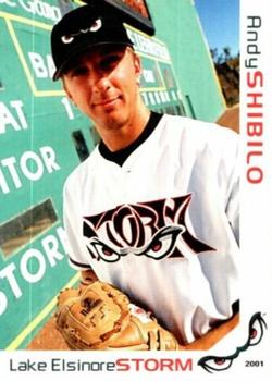 2001 Grandstand Lake Elsinore Storm #NNO Andy Shibilo Front