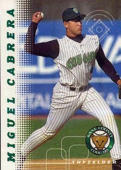 2001 Grandstand Kane County Cougars #4 Miguel Cabrera Front