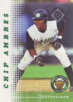 2001 Grandstand Kane County Cougars #1 Chip Ambres Front