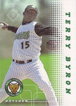 2001 Grandstand Kane County Cougars #3 Terry Byron Front