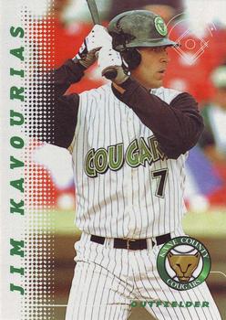 2001 Grandstand Kane County Cougars #13 Jim Kavourias Front