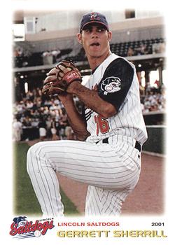 2001 Grandstand Lincoln Saltdogs #NNO Gerrett Sherrill Front