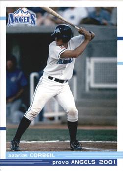 2001 Grandstand Provo Angels #19 Azarias Corbeil Front