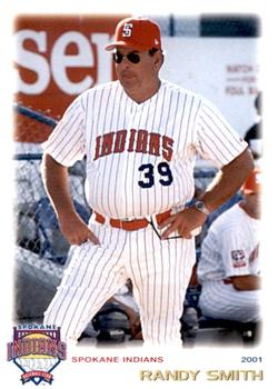 2001 Grandstand Spokane Indians #NNO Randy Smith Front