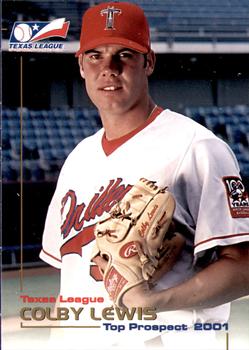 2001 Grandstand Texas League Top Prospects #NNO Colby Lewis Front