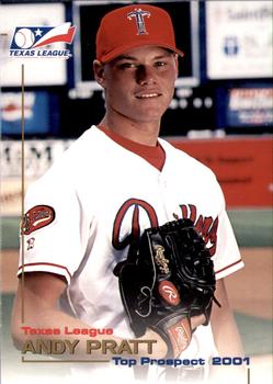 2001 Grandstand Texas League Top Prospects #NNO Andy Pratt Front