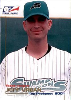 2001 Grandstand Texas League Top Prospects #NNO Jeff Urban Front