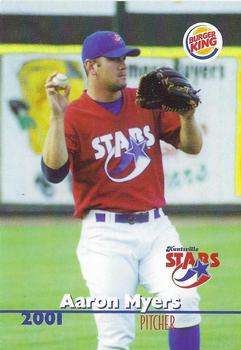 2001 Huntsville Stars #NNO Aaron Myers Front