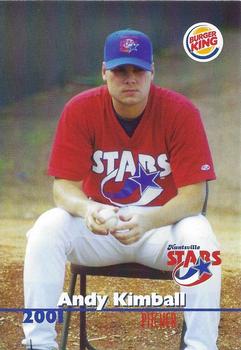 2001 Huntsville Stars #NNO Andy Kimball Front