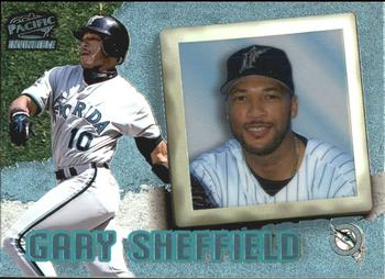 1998 Pacific Invincible - Platinum Blue #101 Gary Sheffield Front
