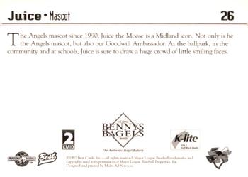 1997 Best Midland Angels #26 Juice Back