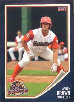 2014 Choice Williamsport Crosscutters #4 Aaron Brown Front