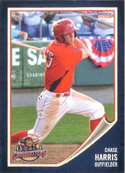 2014 Choice Williamsport Crosscutters #12 Chase Harris Front