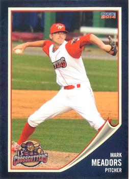 2014 Choice Williamsport Crosscutters #19 Mark Meadors Front