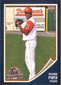 2014 Choice Williamsport Crosscutters #23 Ricardo Pinto Front