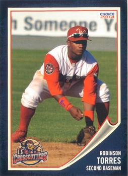 2014 Choice Williamsport Crosscutters #32 Robinson Torres Front