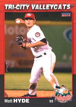 2014 Choice Tri-City ValleyCats #26 Mott Hyde Front
