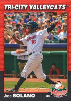 2014 Choice Tri-City ValleyCats #28 Jose Solano Front