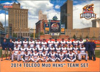 2014 Choice Toledo Mud Hens #1 Team Photo Front