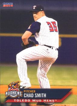 2014 Choice Toledo Mud Hens #6 Chad Smith Front