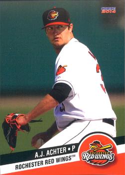 2014 Choice Rochester Red Wings #1 A.J. Achter Front