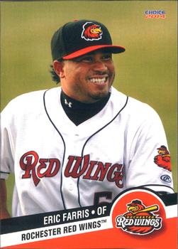 2014 Choice Rochester Red Wings #6 Eric Farris Front
