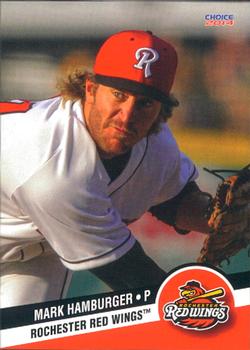 2014 Choice Rochester Red Wings #11 Mark Hamburger Front