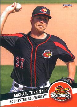 2014 Choice Rochester Red Wings #27 Michael Tonkin Front