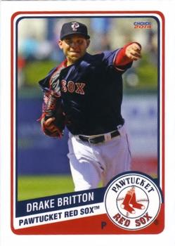 2014 Choice Pawtucket Red Sox #4 Drake Britton Front