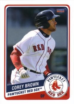 2014 Choice Pawtucket Red Sox #5 Corey Brown Front
