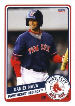 2014 Choice Pawtucket Red Sox #18 Daniel Nava Front
