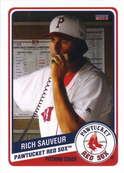 2014 Choice Pawtucket Red Sox #28 Rich Sauveur Front