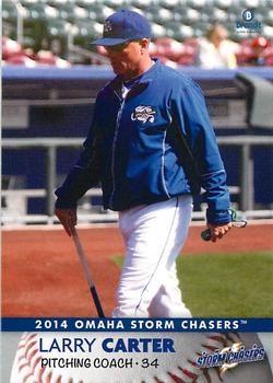 2014 Brandt Omaha Storm Chasers #27 Larry Carter Front
