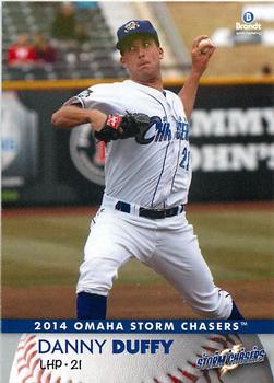2014 Brandt Omaha Storm Chasers #7 Danny Duffy Front