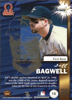1998 Pacific Omega - EO Portraits #16 Jeff Bagwell Back