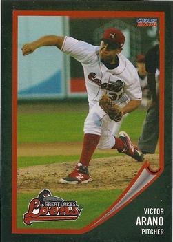 2014 Choice Great Lakes Loons #01 Victor Arano Front