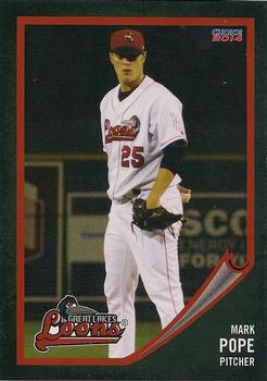 2014 Choice Great Lakes Loons #22 Mark Pope Front