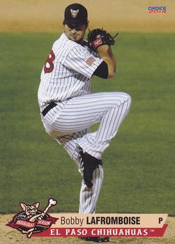 2014 Choice El Paso Chihuahuas #15 Bobby LaFromboise Front