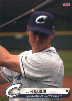 2014 Choice Columbus Clippers #7. Luke Carlin Front