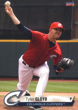 2014 Choice Columbus Clippers #10. Tyler Cloyd Front